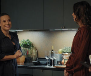 M jak miłość odc. 1922. Magda (Anna Mucha), Paulina Lipska (Maria Wieczorek)