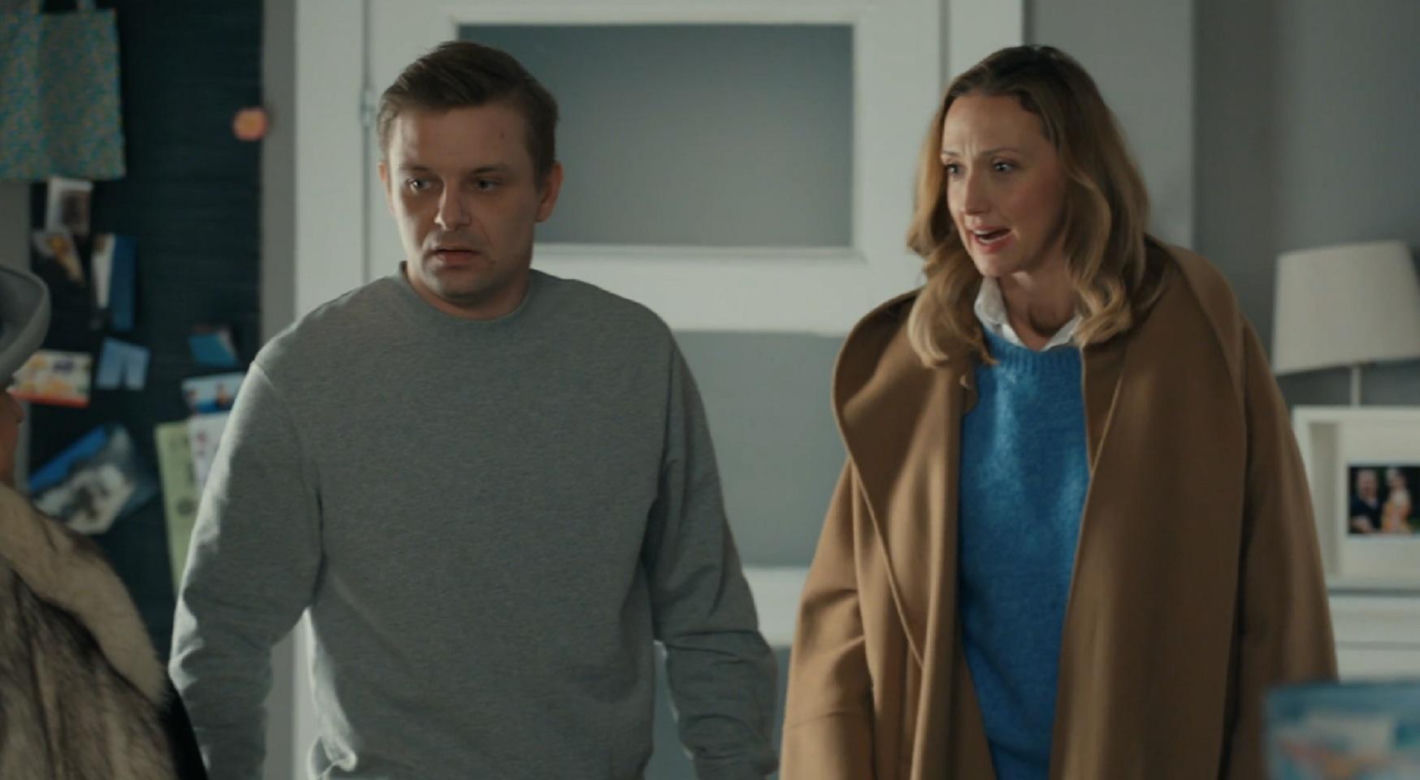 Barwy szczęścia odc. 3410. Hubert (Marek Molak), Lucyna (Grażyna Zielińska), Asia (Anna Gzyra)