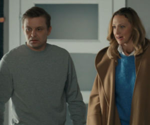 Barwy szczęścia odc. 3410. Hubert (Marek Molak), Lucyna (Grażyna Zielińska), Asia (Anna Gzyra)