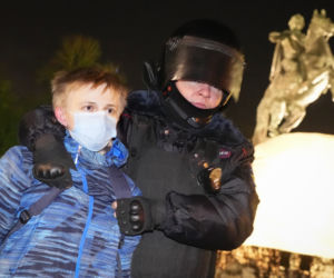 Protesty w Rosji przeciwko wojnie na Ukrainie 