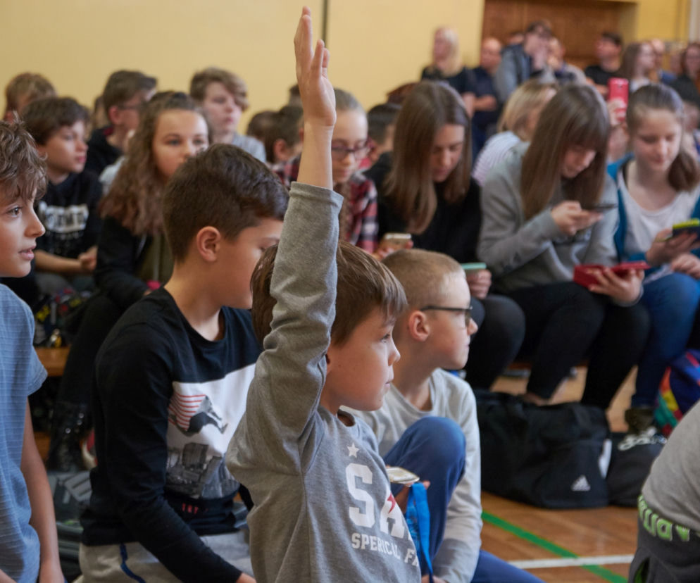 Paweł Zagumny w Lublinie. Uczniowie SP 27 trenowali z mistrzem świata