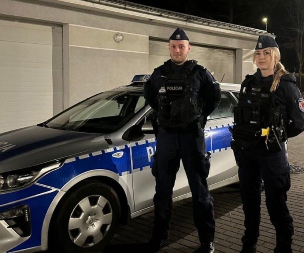 Atak padaczki na ulicy. Policjanci z Gdyni natychmiast ruszyli z pomocą