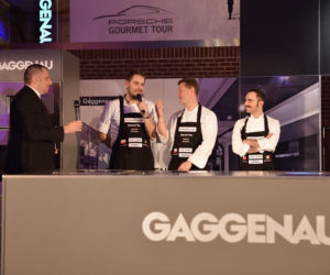 Wojciech Modest Amaro gotował podczas Porsche Gourmet Tour Wrocław