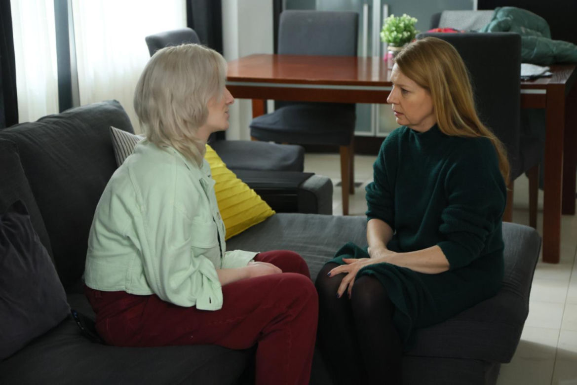Na Wspólnej odc. 3434. Nina (Liliana Jakubowska), Renata (Marta Jankowska)