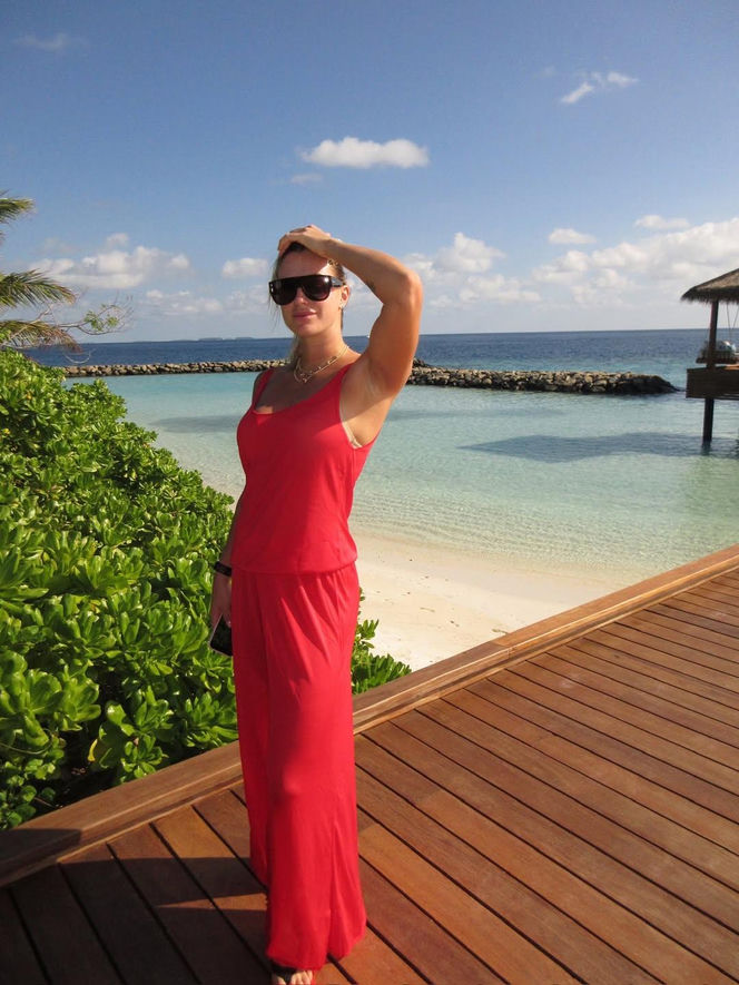 Aryna Sabalenka na Malediwach