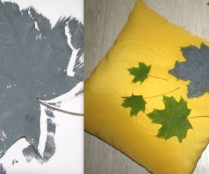 jesienna poduszka DIY 3