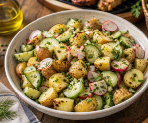 Sałatka grillowa bez majonezu – lekka, świeża i z trikiem, który robi ogromną różnicę