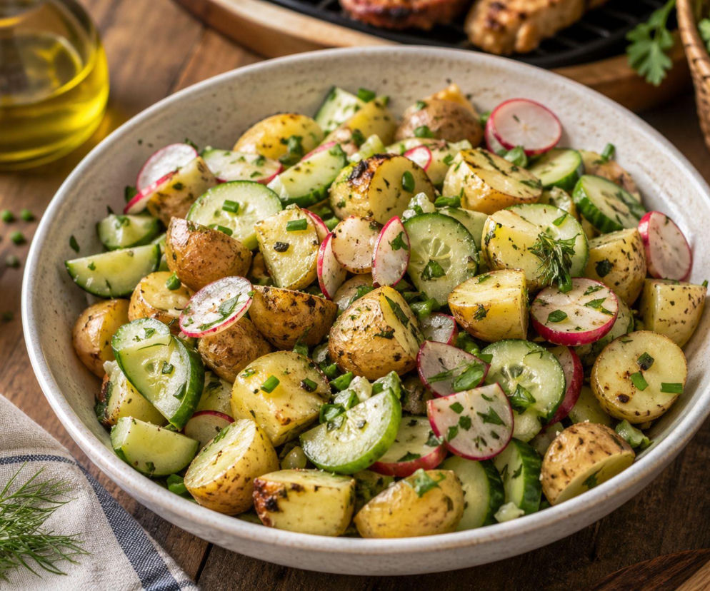 Sałatka grillowa bez majonezu – lekka, świeża i z trikiem, który robi ogromną różnicę