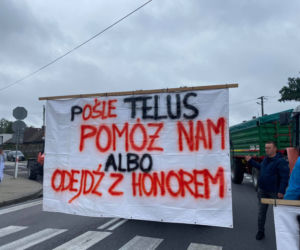 Protest rolników w Łódzkiem 24.08