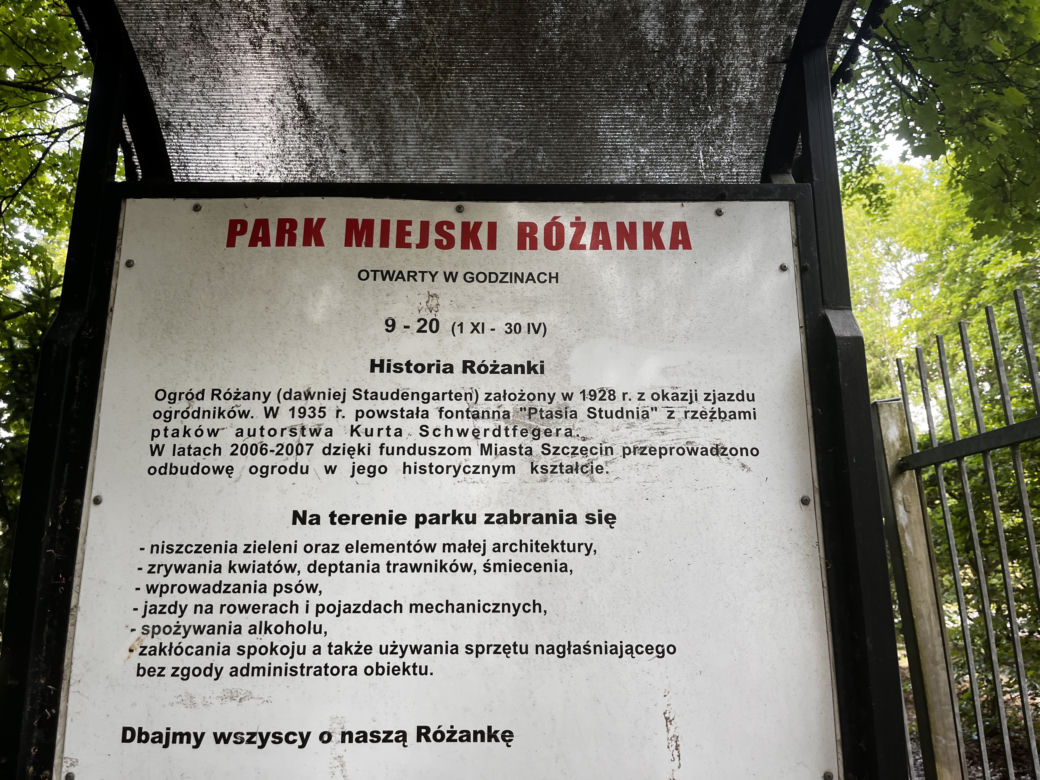 Ogród Różany w Szczecinie 