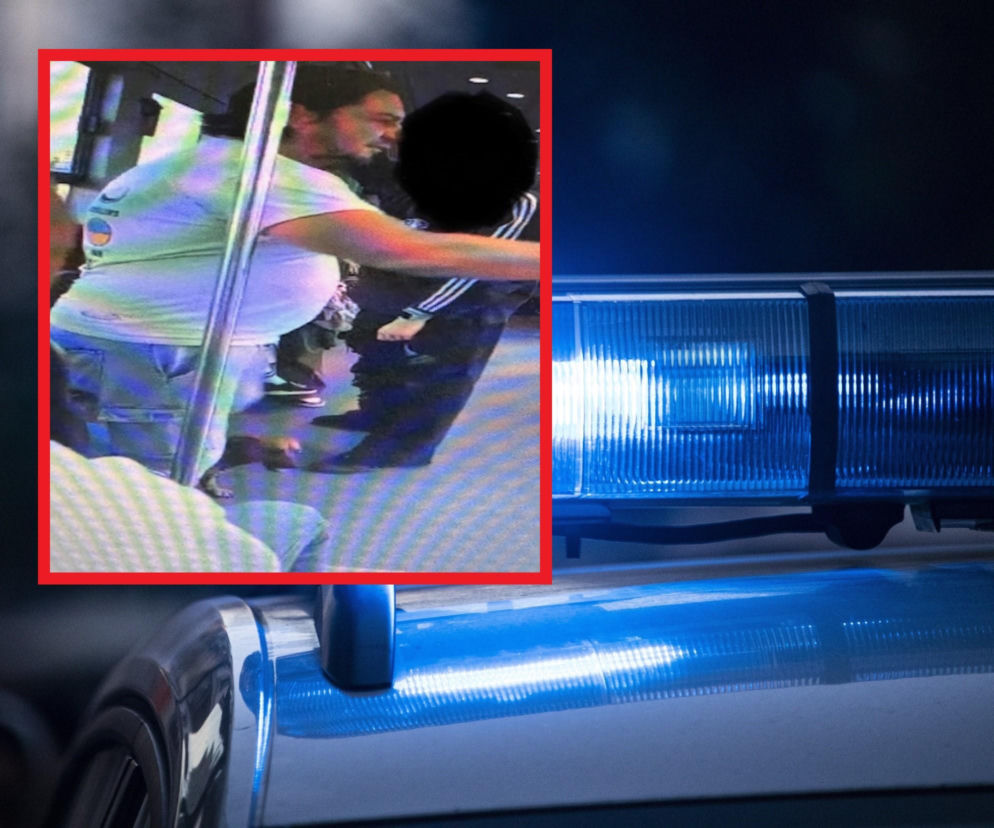 Groził nieletniemu w krakowskim tramwaju. Policja opublikowała wizerunek sprawcy