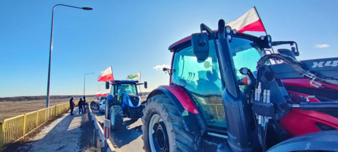 Rolnicy protestują w całej Polsce. Duże utrudnienia także w Łódzkiem