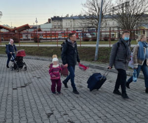 Wojna na Ukrainie. Pociąg z Kijowa przyjechał do Przemyśla