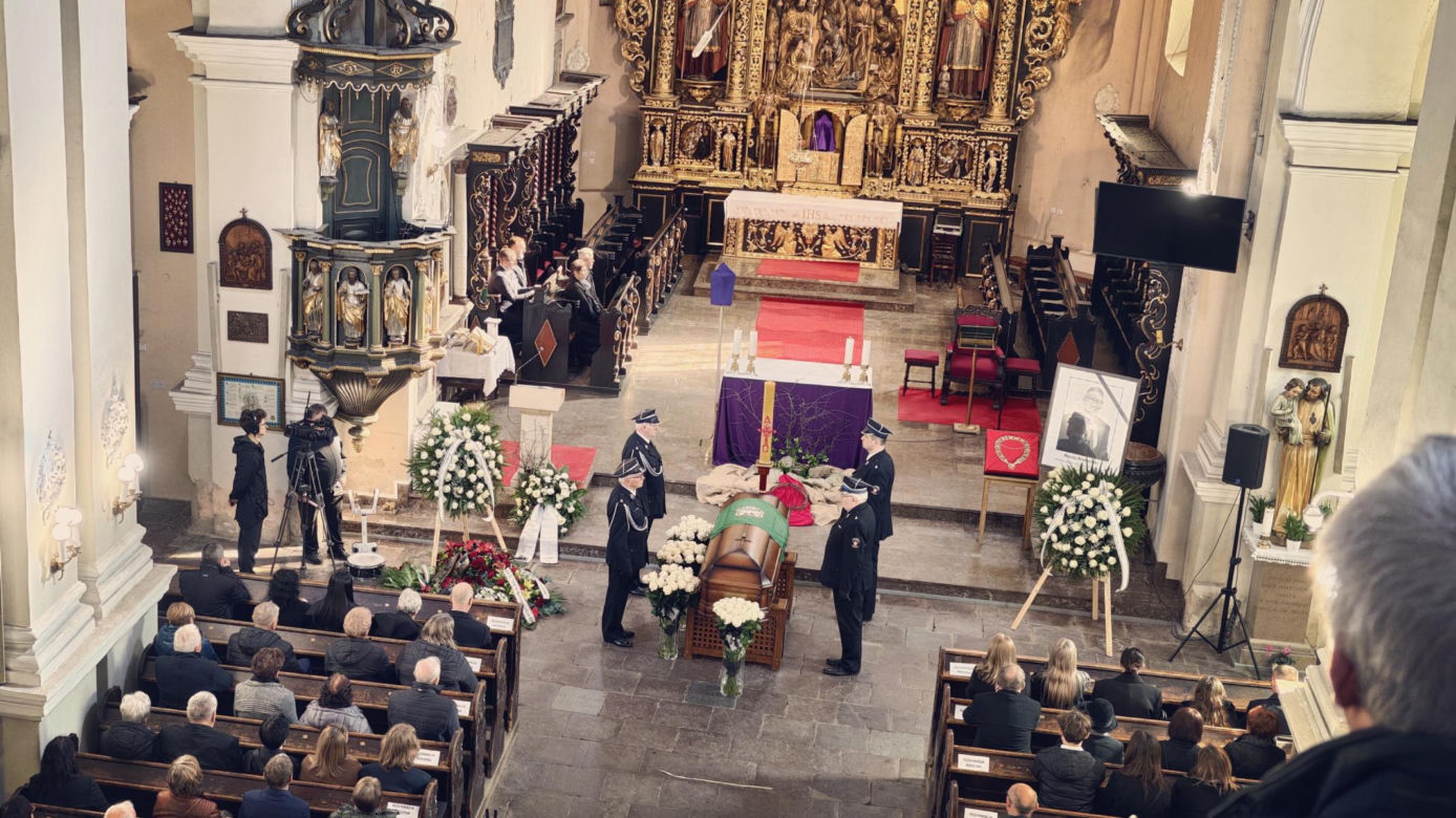 Pogrzeb burmistrza Koźmina Wielkopolskiego