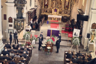 Pogrzeb burmistrza Koźmina Wielkopolskiego