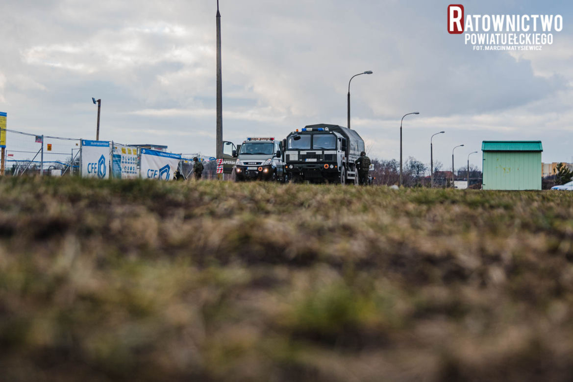Pocisk artyleryjski na terenie budowy przy obwodnicy - Ełk !