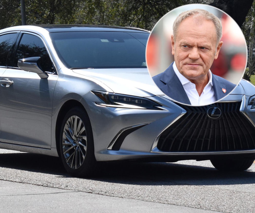 Srebrny Lexus, a na miniaturze obok premier Donald Tusk. O finale sprawy kradzieży auta rodziny premiera przeczytasz w Eska.