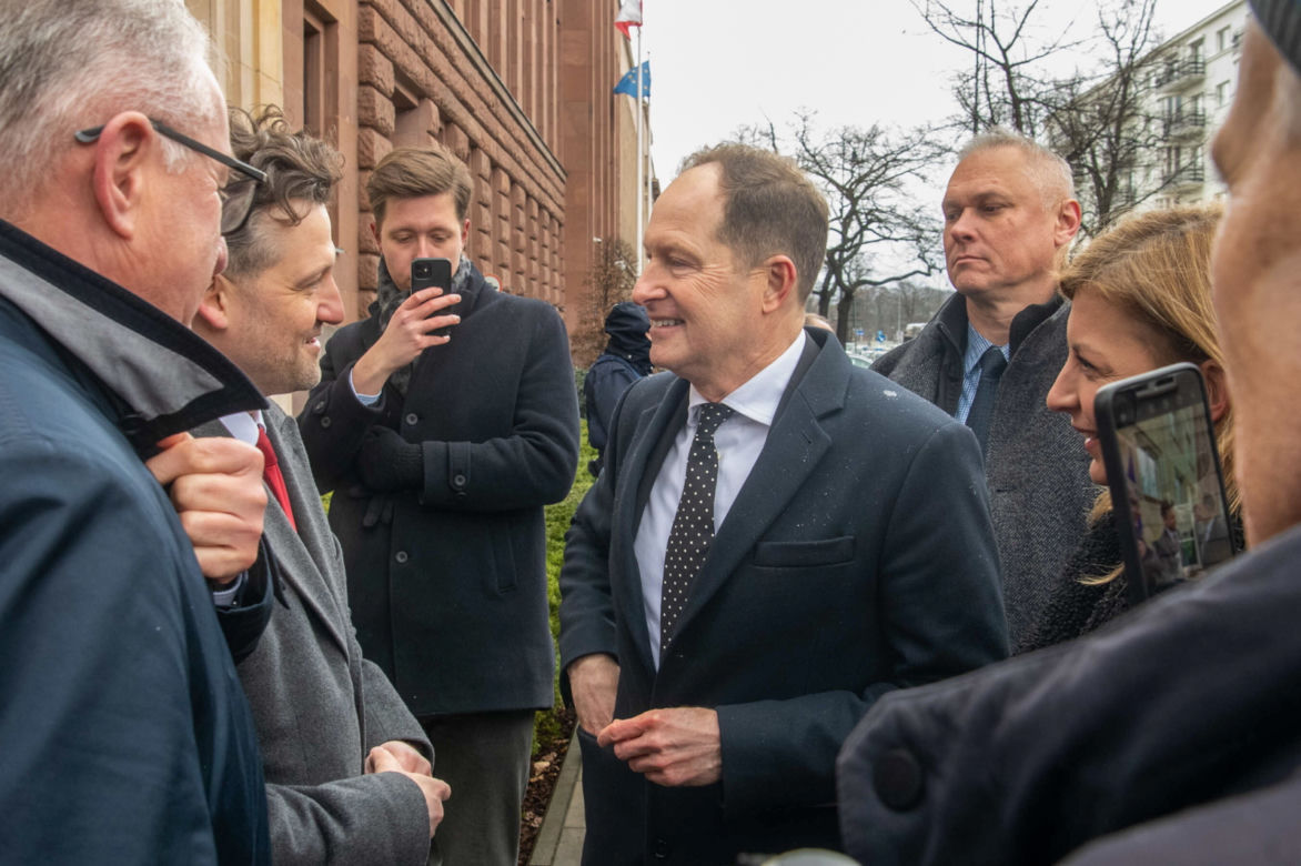 Uroczystość nadania śródmiejskiemu pasażowi imienia Zbigniewa Brzezińskiego