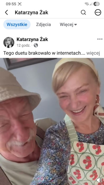 Ranczo 11 sezon. Solejukowa (Katarzyna Żak), Solejuk (Sylwester Maciejewski) na planie