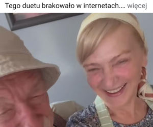 Ranczo 11 sezon. Solejukowa (Katarzyna Żak), Solejuk (Sylwester Maciejewski) na planie