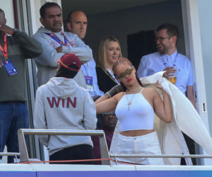 Rihanna na meczu