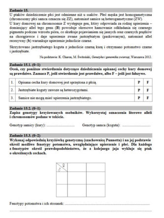 Matura 2017 biologia