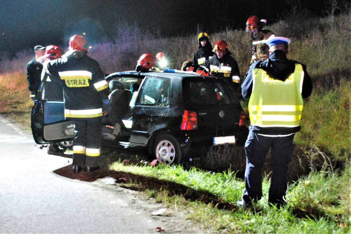 Miał 2,5 promila i spowodował wypadek. Trzy osoby trafiły do szpitala