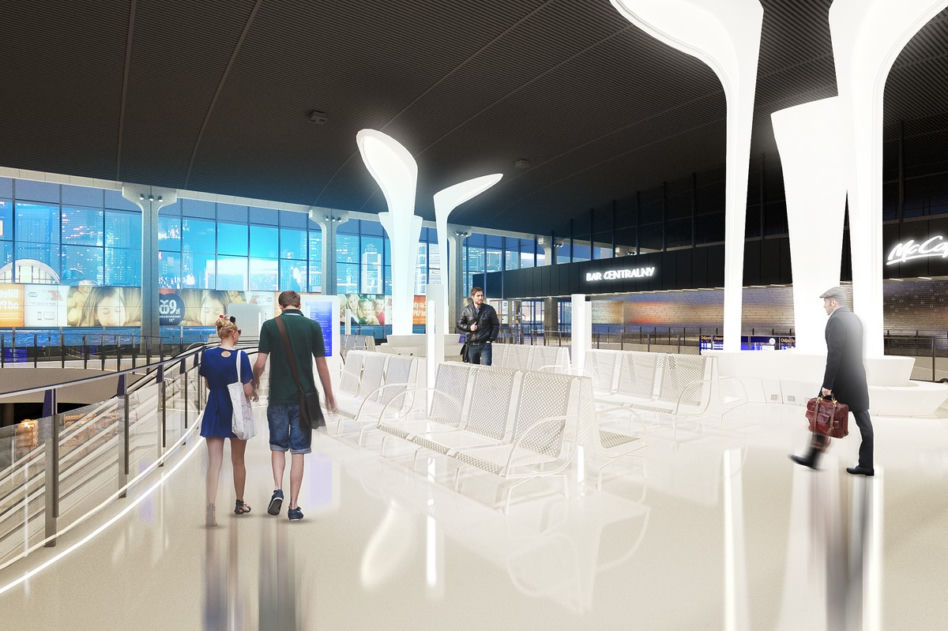 Nowy wygląd Dworca Warszawa Centralna