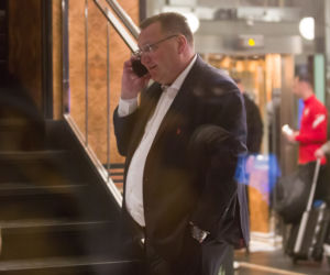 Reprezentacja w hotelu po meczu Polska - Szwecja