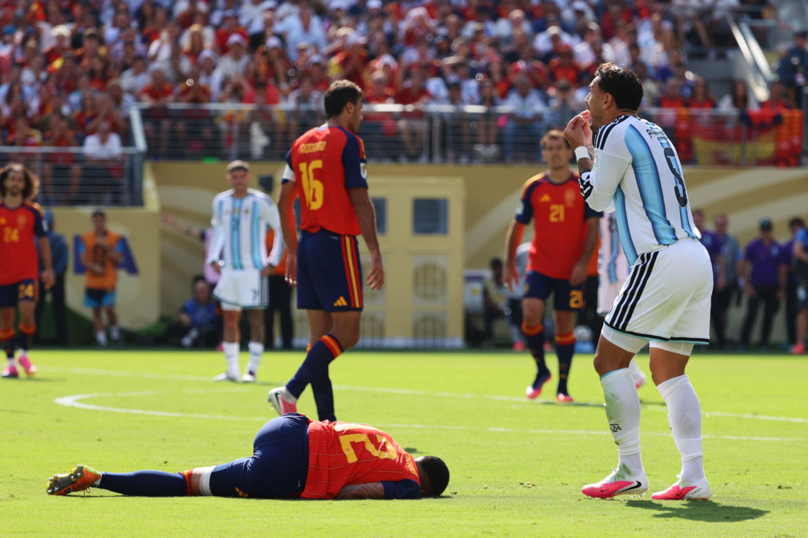Awantura po finale MŚ Hiszpania - Argentyna
