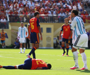 Awantura po finale MŚ Hiszpania - Argentyna
