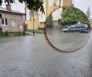 Koszmar pogodowy w Rzeszowie. Woda wdarła się do szpitala, wstrzymano przyjęcia