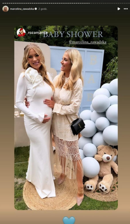 Obłedne baby shower Marceliny Zawadzkiej. Aż kapało od kasy! Znamy płeć dziecka