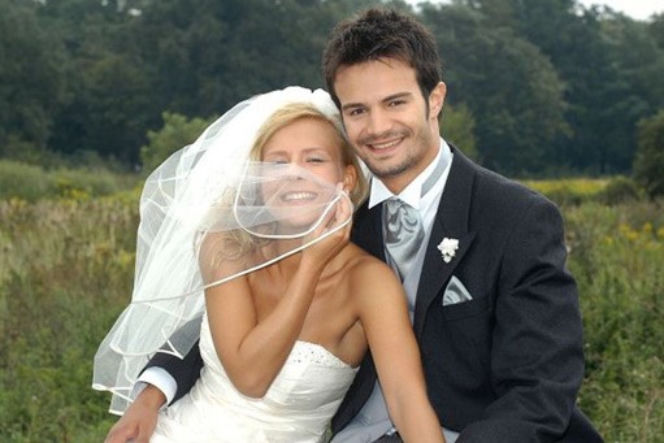 Pierwsza miłość. Paweł (Mikołaj Krawczyk), Marysia (Aneta Zając)