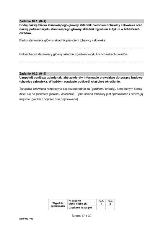 Matura biologia arkusz formuła 2015