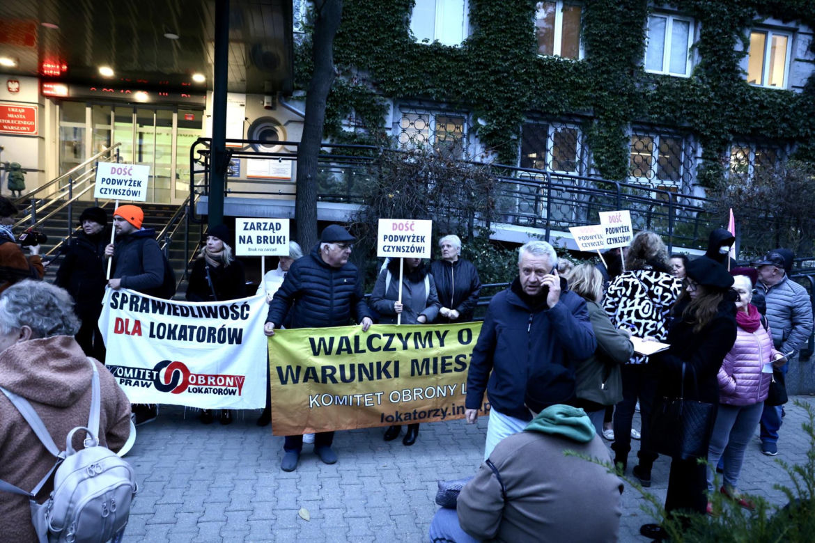 Seniorzy wylądują na ulicy? Lokatorzy protestują przeciwko podwyższeniu czynszu