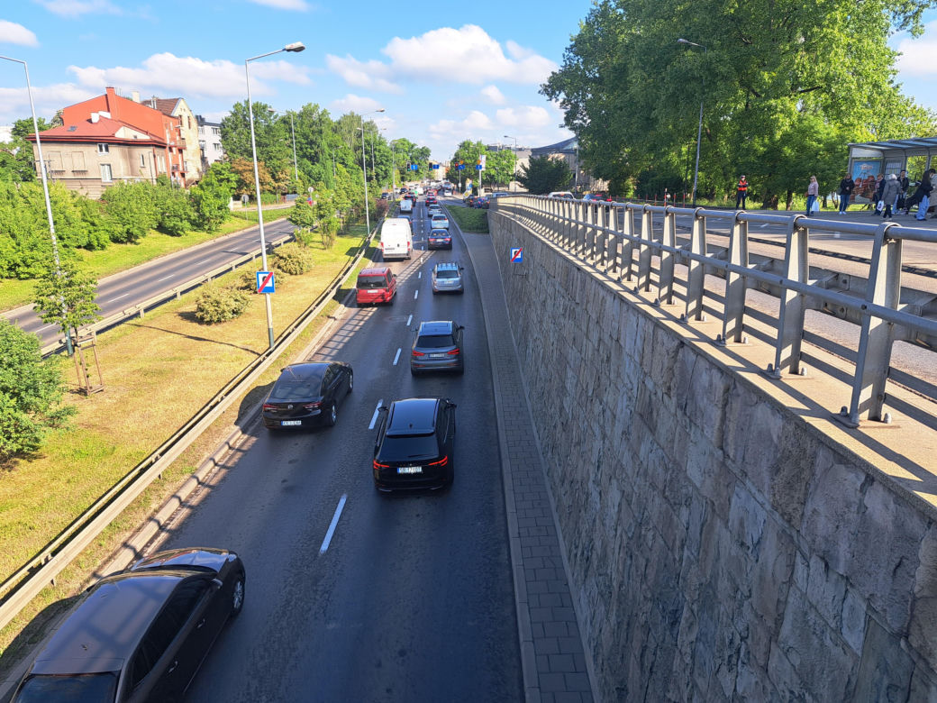 Remont mostu Grunwaldzkiego w Krakowie
