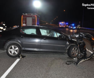 Wypadek na A1 w Wieszowej. Nie żyje 27-latek [ZDJĘCIA]