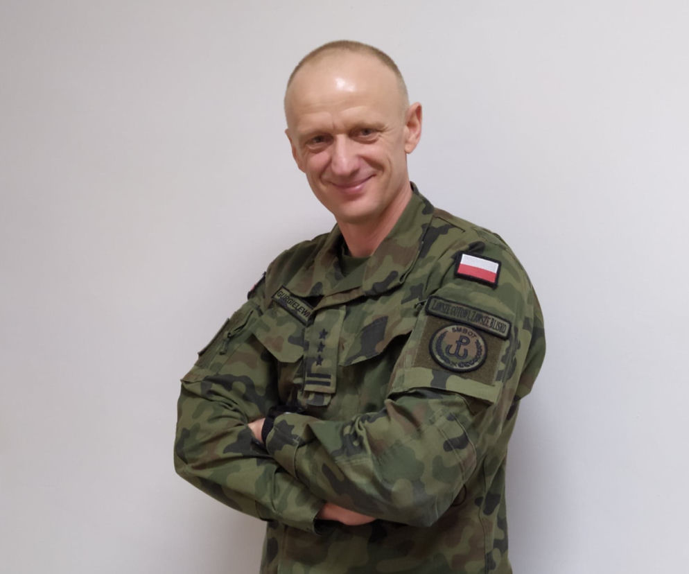 płk Mieczysław Gurgielewicz, dowódca 5. Mazowieckiej Brygady Obrony Terytorialnej