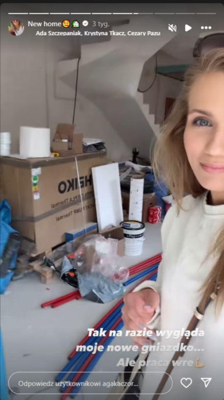 Agnieszka Kaczorowska remontuje nowy dom! Pokazała nagrania z budowy na Instagramie