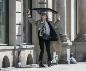 Magdalena Cielecka walczy z wiatrem