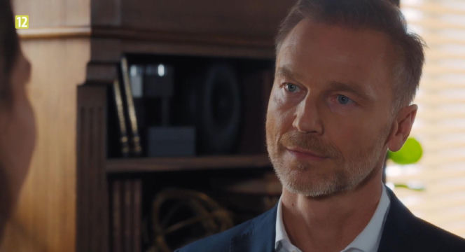 M jak miłość odc. 1917. Paulina Lipska (Maria Wieczorek), Andrzej Budzyński (Krystian Wieczorek)