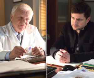 Na dobre i na złe odc. 597. Adam Krajewski (Grzegorz Daukszewicz), Tadeusz Zybert (Marian Opania)