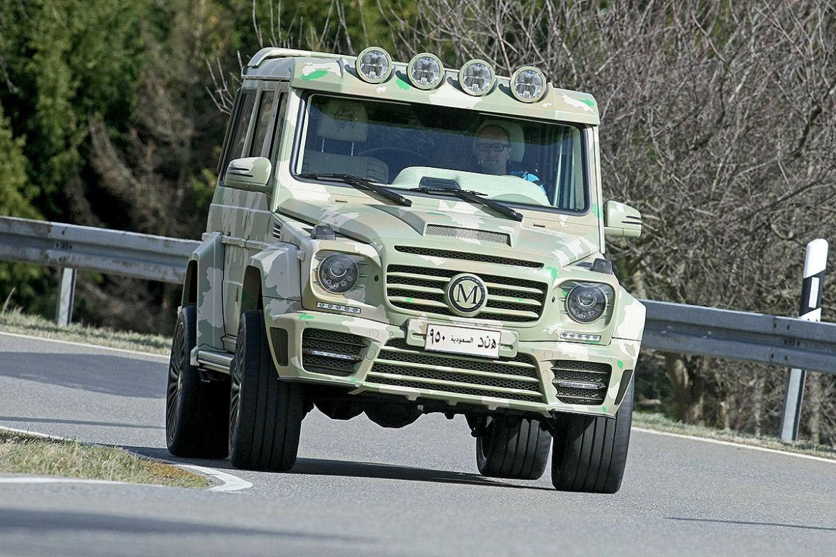 Mercedes-Benz G63 AMG Sahara Edition po tuningu Mansory