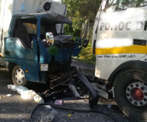 Tragedia w Zarzeczu. Zderzyły się dwie cieżarówki, kierowca jednej z nich nie żyje