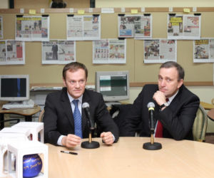 Donald Tusk i Grzegorz Schetyna