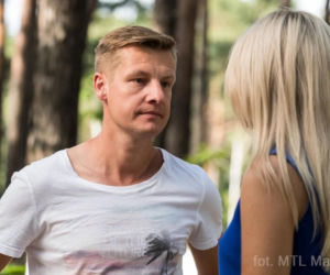 M jak miłość odc. 1337. Paweł (Rafał Mroczek), Julka (Joanna Kuberska)