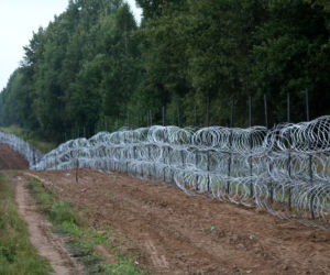 Budowa ogrodzenia na granicy polsko-białoruskiej