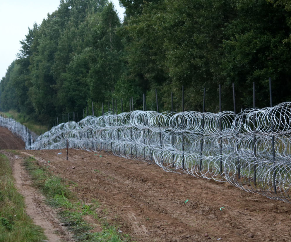 Budowa ogrodzenia na granicy polsko-białoruskiej