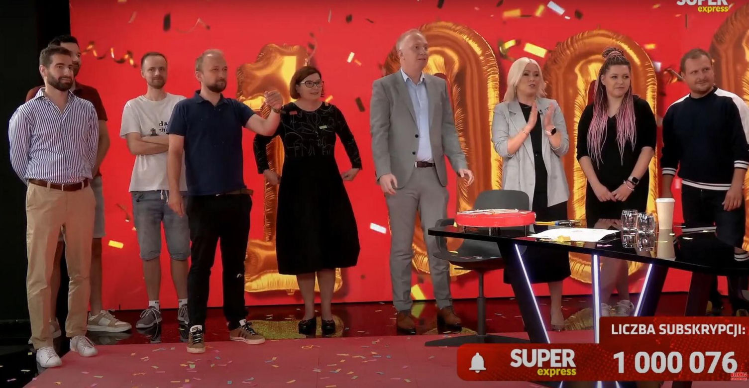 Wielkie świętowanie w studiu "Super Expressu". Milion subskrybcji